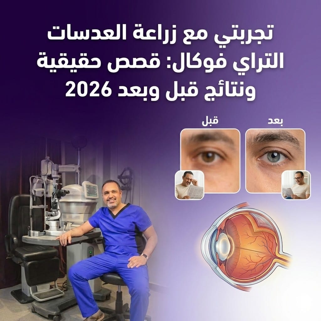 تجربتي مع زراعة العدسات التراي فوكال: قصص حقيقية ونتائج قبل وبعد 2026