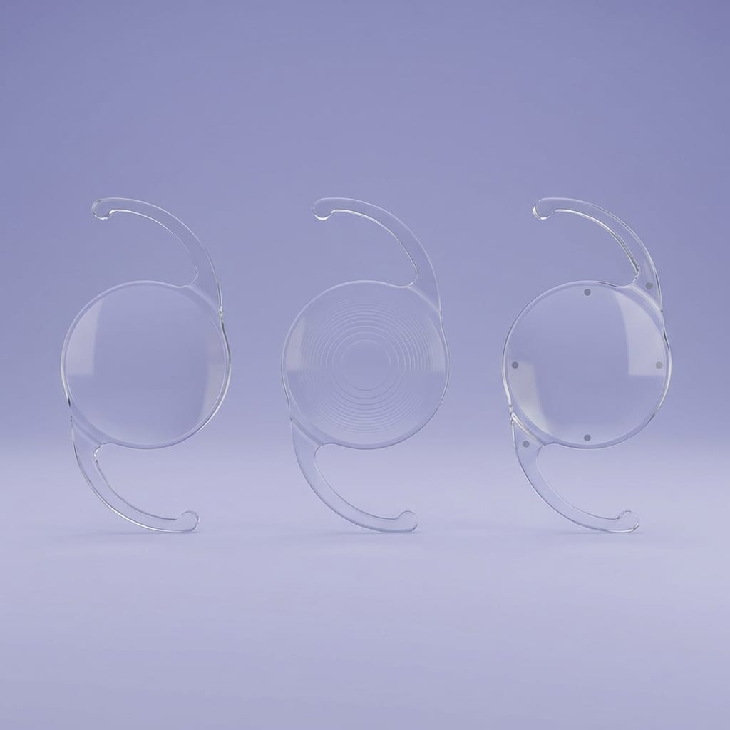 أنواع العدسات المزروعة بعد عملية المياه البيضاء