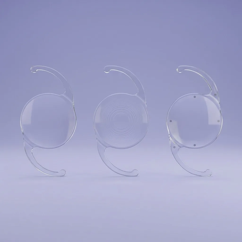 أنواع العدسات المزروعة بعد عملية المياه البيضاء